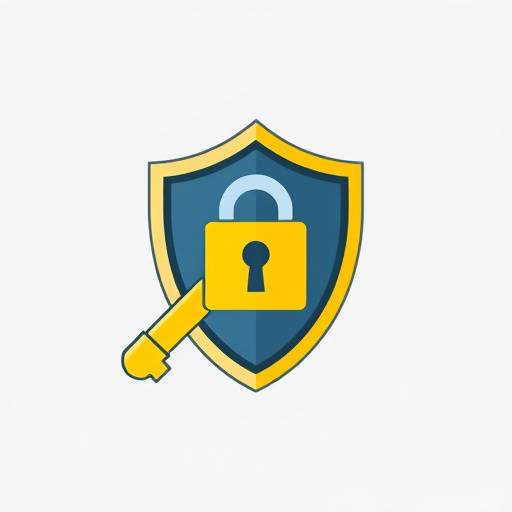 セキュリティアイコン。鍵と盾が組み合わさったデザインで、データの安全性を象徴しています。