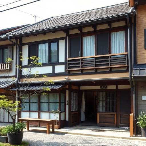 京都の風情ある町家にあるスタジオの外観